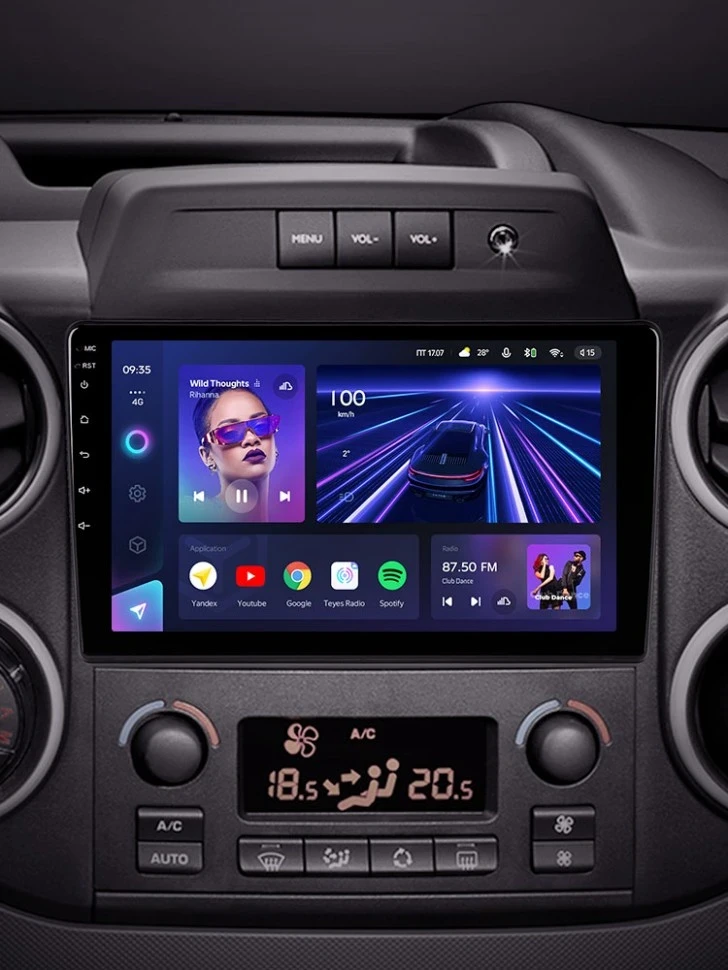 Штатная магнитола Teyes CC3 4/32 Citroen Berlingo 2 B9 (2008-2019)