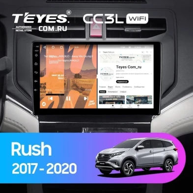 Штатная магнитола Teyes CC3L WiFi 2/32 Toyota Rush (2017-2020)
