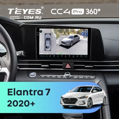 Штатная магнитола Teyes CC4 Pro 360 12/256 Hyundai Elantra 7 (2020-2026)