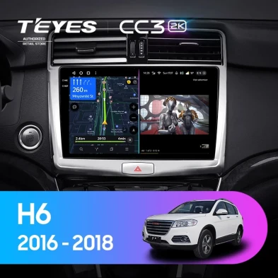 Штатная магнитола Teyes CC3 2K 360 6/128 Haval H6 (2016-2018)