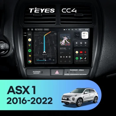 Штатная магнитола Teyes CC4 6/64 Mitsubishi ASX (2016-2026) Тип-B