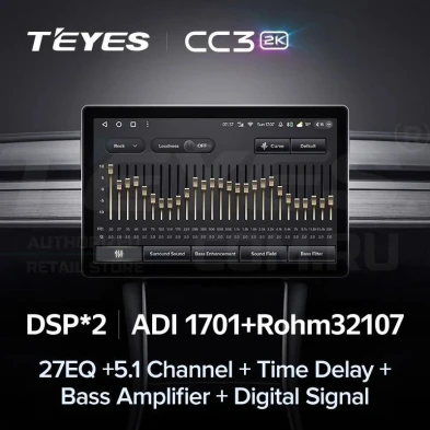 Штатная магнитола Teyes CC3 2K 6/128 Renault Duster HM 2 (2020-2021) F2 (11")