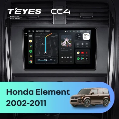 Штатная магнитола Teyes CC4 8/128 Honda Element YH (2002-2011)