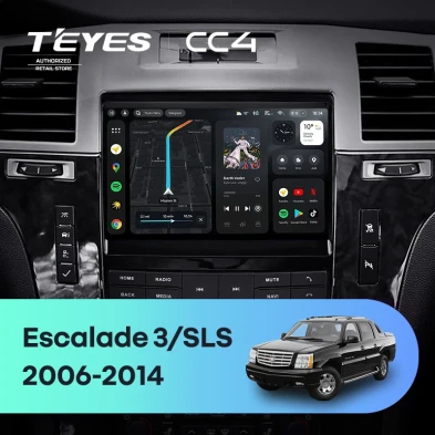 Штатная магнитола Teyes CC4 8/128 Cadillac Escalade 3 (GMT900) (2006-2014)